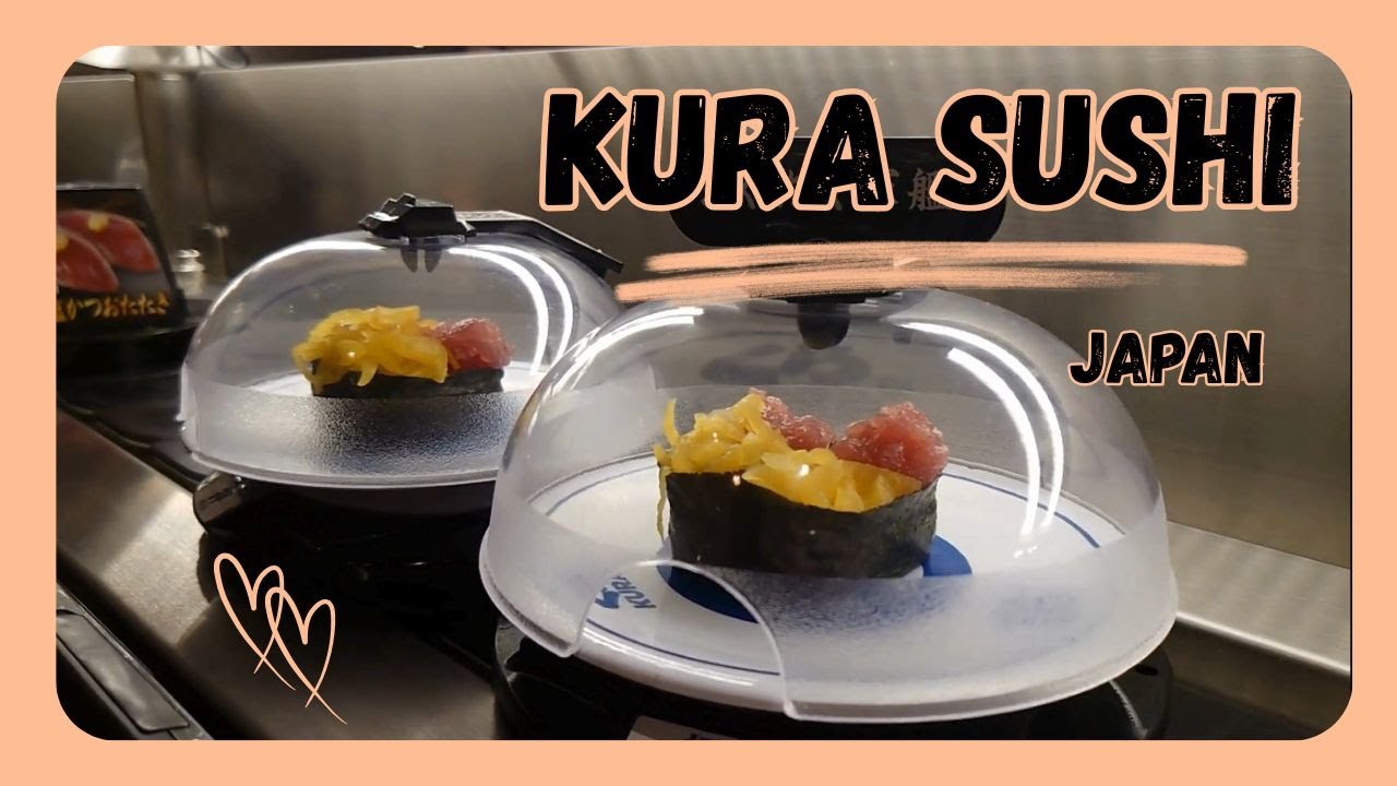 KURA SUSHI in 8 minutes, the best nigiri and gunkan and KAITEN SUSHI in Japan, Tokyo, JP