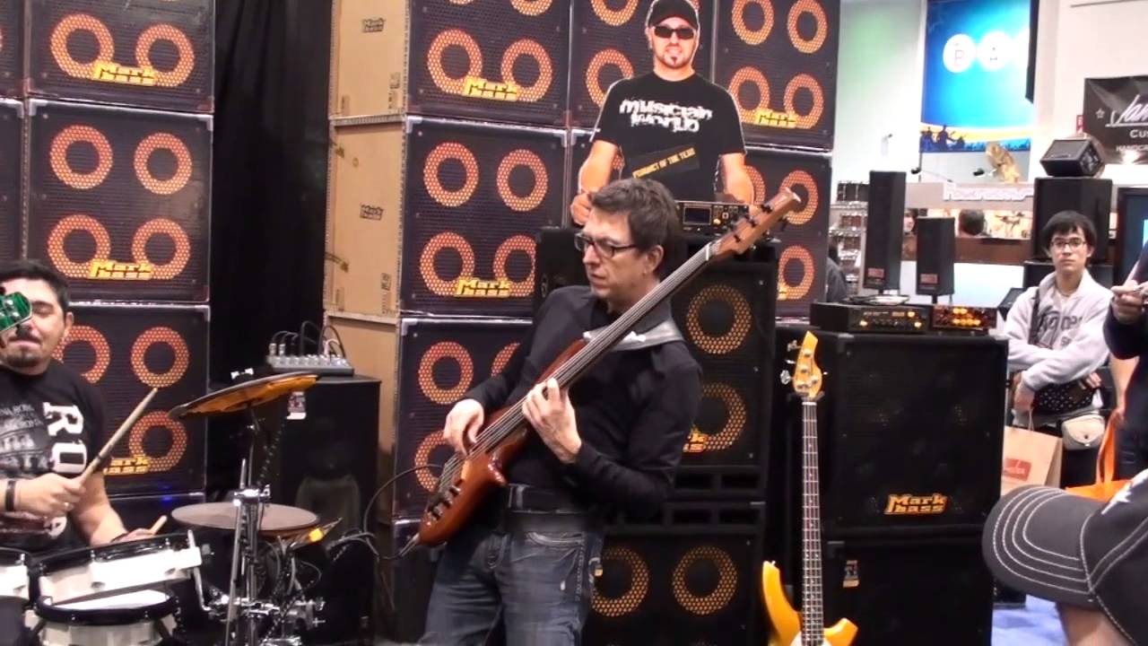 NAMM 2013 - Frank Gambale, Alain Caron & Danny Manzo - Blues Jam