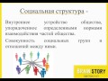 5.1.1  Понятие социальной структуры