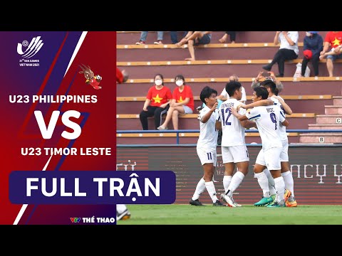 FULL TRẬN | U23 PHILIPPINES - U23 TIMOR LESTE (Bảng A bóng đá nam SEA Games 31)