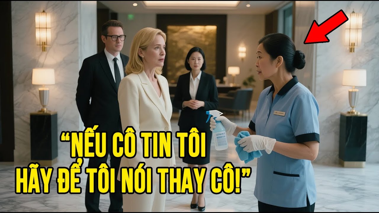 Phái Đoàn Quốc Tế Đòi Rút Lui – Cô Lao Công Nói Một Câu Giúp Nữ Tỷ Phú Và Cả Cuộc Họp Đảo Chiều