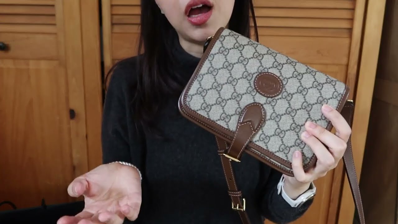 Gucci Ophidia GG Supreme Mini Bag unboxing and what fits 