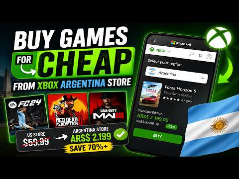 How to buy Xbox Games for a Cheap Price ! (2026 method Argentina region)