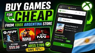 How to buy Xbox Games for a Cheap Price ! (2026 method Argentina region)