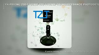 TZT YK-PD53NL 200-1100nm/400-1100nm Transimpedance Photoelectricity Detector 4-Level Gain Adjustable