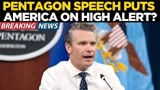 LIVE: Pentagon Speech Puts America on High Alert | Pete Hegseth | US-Iran War | White House Update
