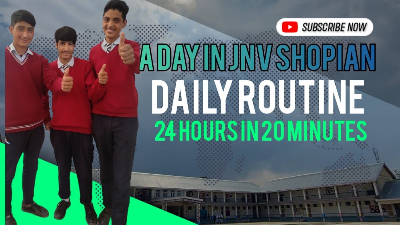 A Day In JNV SHOPIAN - YouTube