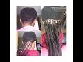 GRIPPING AND BRAIDING VERY SHORT HAIR - SENEGALESE TWISTS