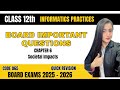 Class 12 IP Chapter 6 | Most Important Board Questions 2026