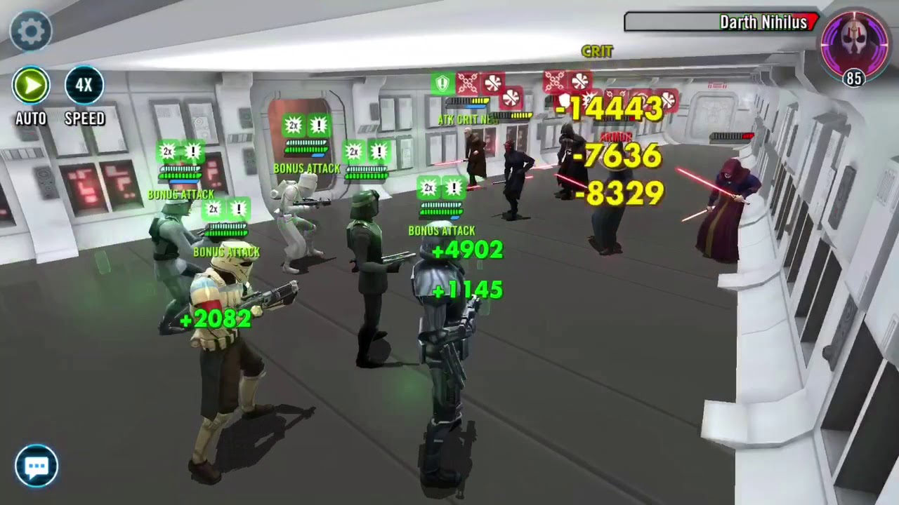 SWGoH:  Imperial Troopers Full Auto of Galactic War
