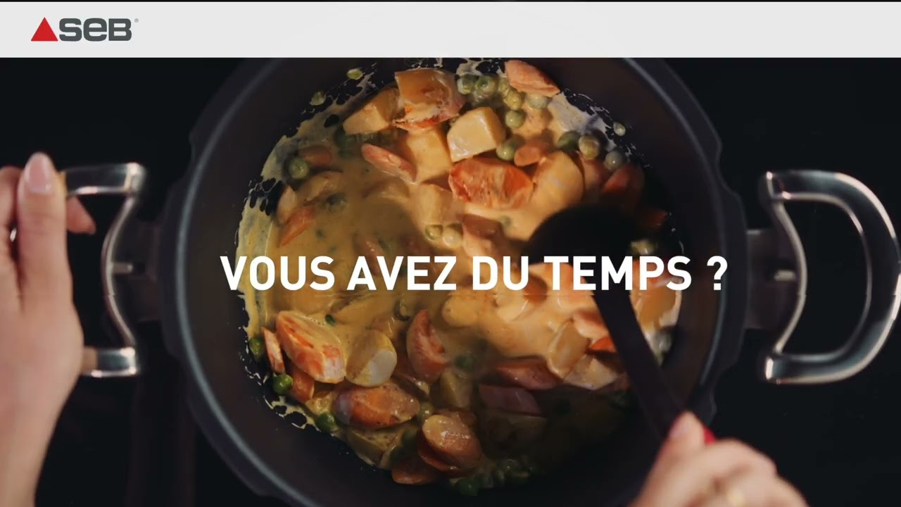 SEB | Clipso Tempo , la cocotte polyvalente qui fait tout plus rapidement!