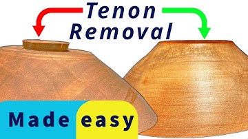 How to remove a Woodturning TENON + Hot Pen Signing & How to Finish the Bottom of Wood Bowls.