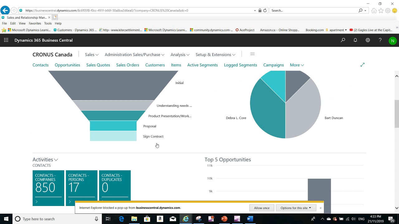 Viewing and Editing Contacts in Microsoft Dynamics Business Central ...