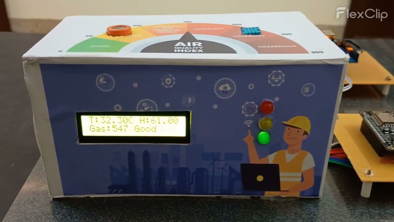 REAL - TIME AIR QUALITY MONITORING THROUGH IOT TECHNOLOGY