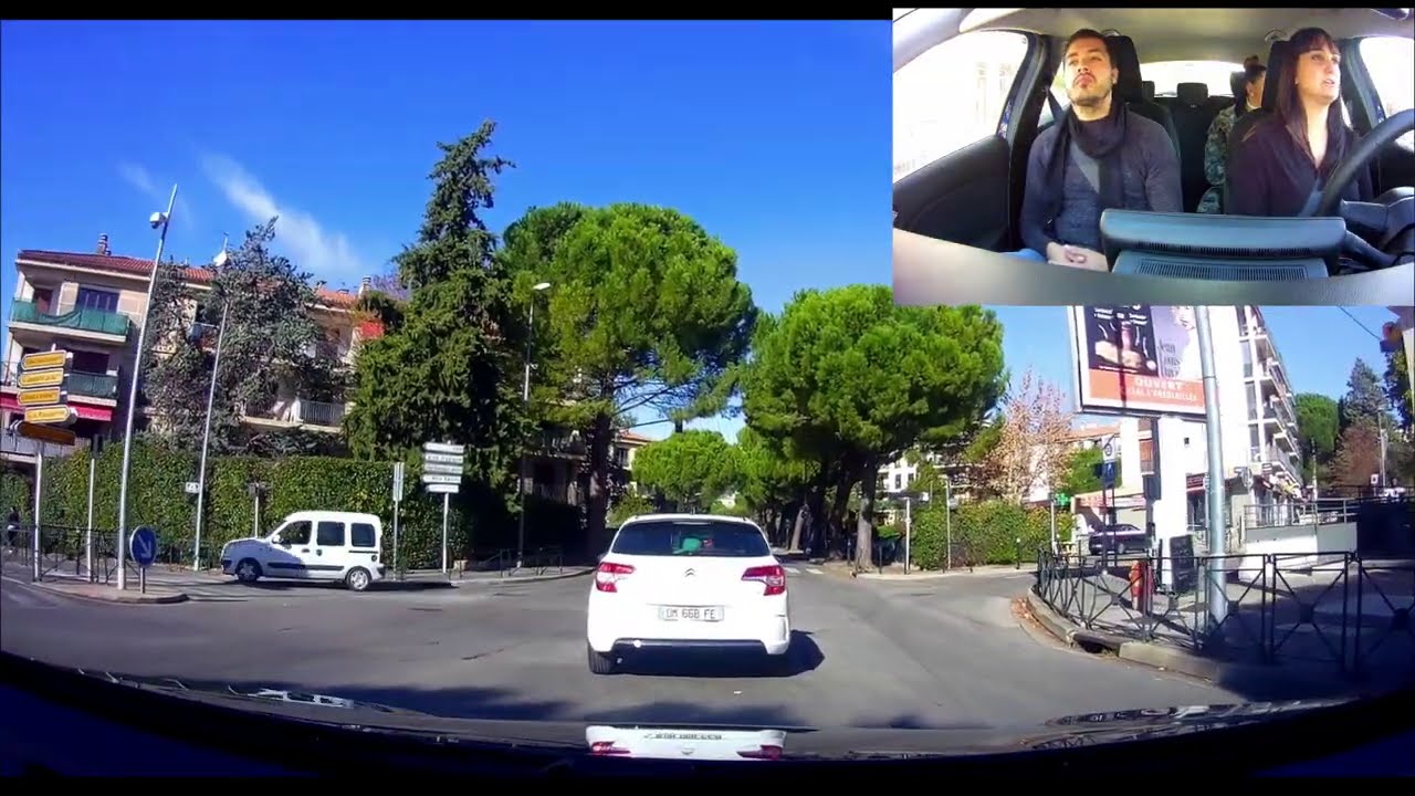 EXAMEN BLANC du PERMIS avec CONDUITE COMMENTÉE par Delphine #4 Aix en Provence