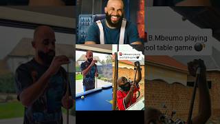BryanbMbeumo and blud playing pool table game #foryou #viral #funny #fyp #pool #football #shorts