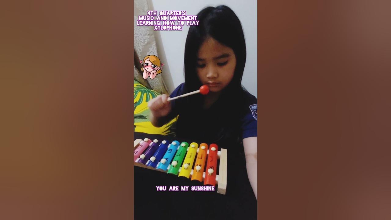 ANDREA ENJOY PLAYING "YOU ARE MY SUNSHINE" ON THE XYLOPHONE /GOOD JOB🥰😍 shorts xylophone 
