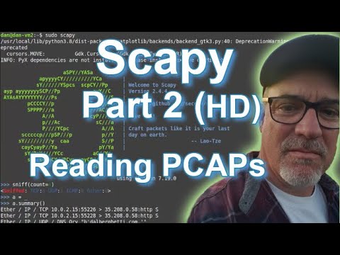 Scapy and Python Part 2 - Reading PCAPs