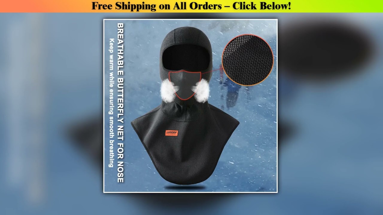 Motocycle Helmet Hood Motocross Full Face Mask Men Women Windproof Motorcycle Balaclava Plus