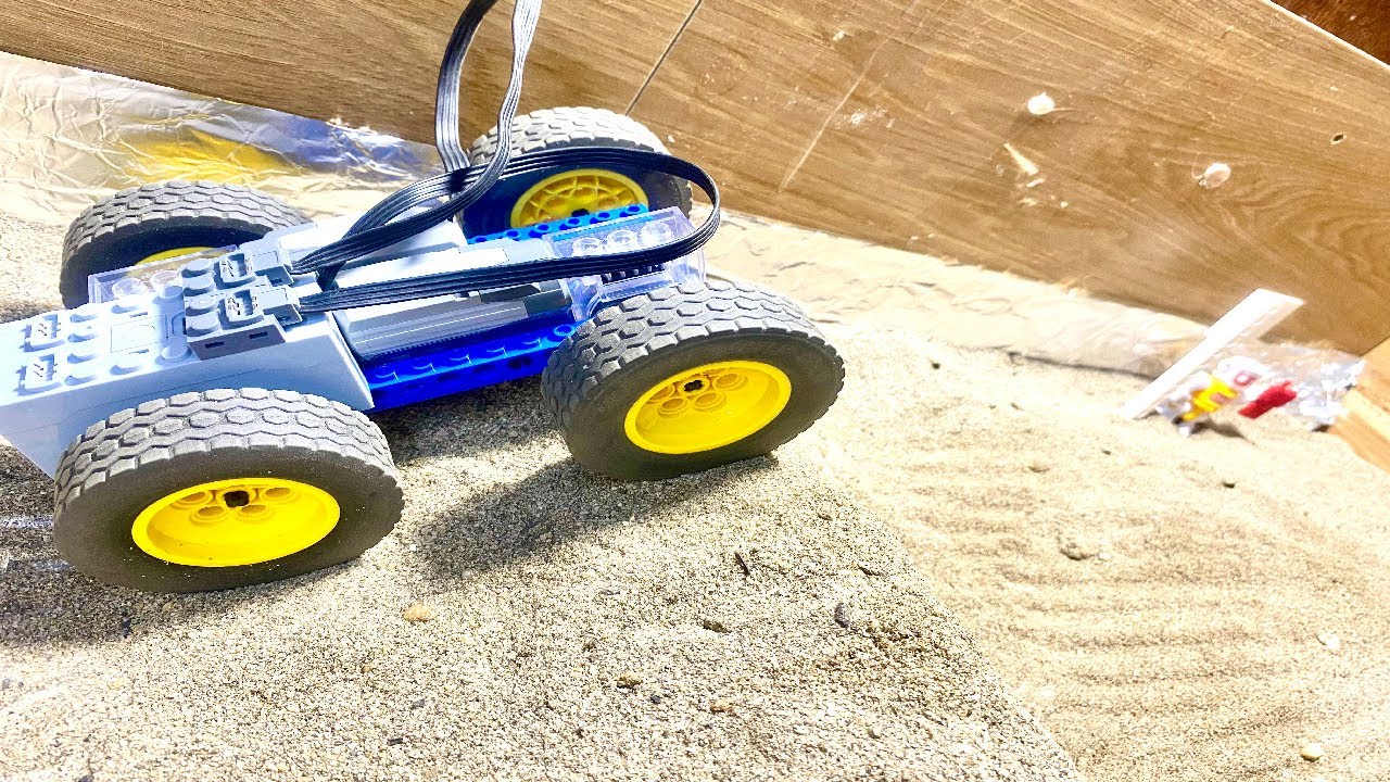 Building Lego Cars DRIVE on Sand Dunes YouTube