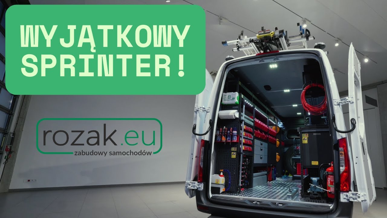 Jedyny taki Mercedes Sprinter w Polsce! Zobacz możliwości zabudowy samochodów | rozak.eu
