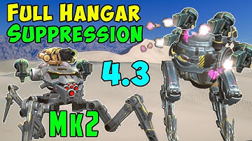 Full Mk2 Suppression Hangar: Blitz, Rayker & Invader War Robots WR