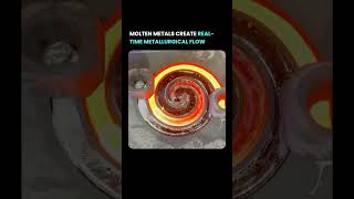 MOLTEN METALS CREATE REAL-TIME METALLURGICAL FLOW