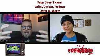 PopHorror.com Interviews Aaron B. Koontz for Scare Package II