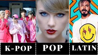 MTV VMA BEST POP/K-POP/LATIN WINNERS OF ALL TIME