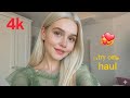 4K Green Fashion Micro Bikini+ Lingerie &amp; See through Transparent Try On Haul | See through  Try On 