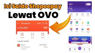 Isi Saldo Shopeepay Lewat OVO 2022