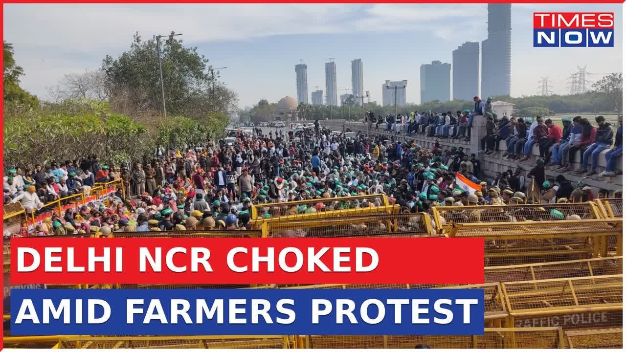 Delhi Farmers Protest: Delhi-NCR Choked By Traffic Due To Kisan March ...
