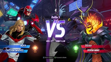 Marvel Vs Capcom Infinite   Arcade Mode 14 with Nova & Captain Marvel