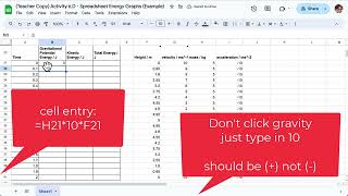 Activity 6.D - Step #3, Step #4, & Step #5 (energy vs time)
