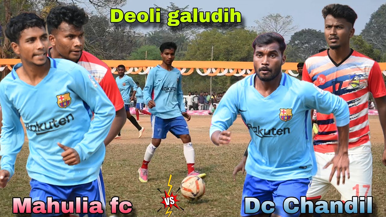 Quater final II Dc Chandil 🆚 Mahulia fc II Deoli galudih football tournament 2024