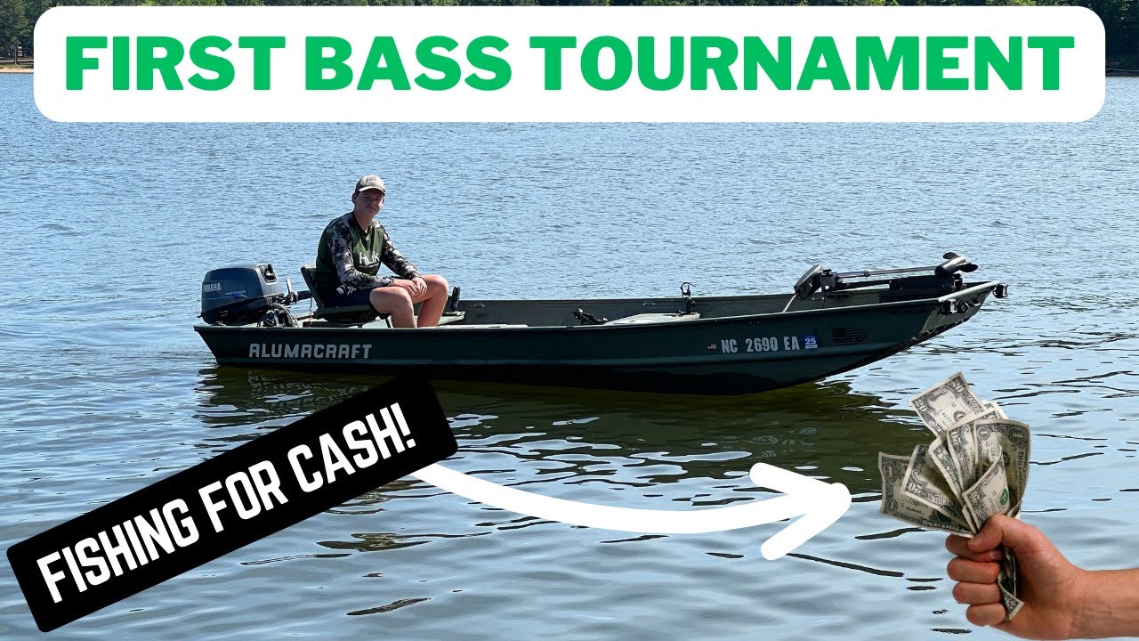 Fishing my First Bass Tournament on the JON BOAT!!!