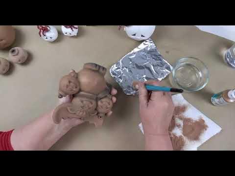 Holiday Moose Family Ceramic Bisque Painting DIY Paint Project 