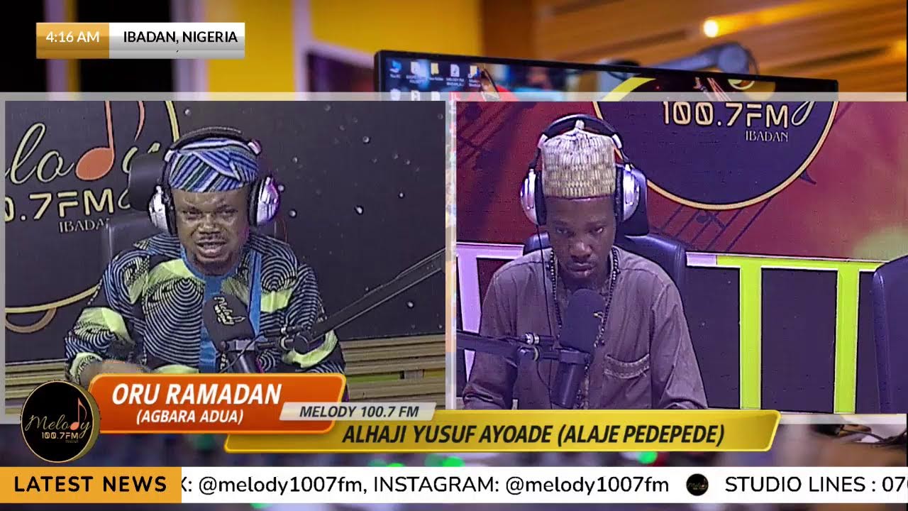ORU RAMADAN (AGBARA ADUA WITH  ALHAJI YUSUF AYOADE (ALAJE PEDEPEDE)