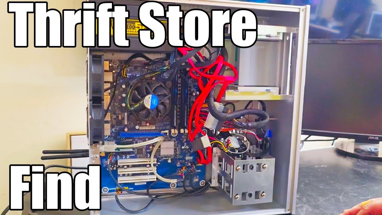 $30 Thrift Store PC Deep Clean | Savers Computer Transformation Before ...