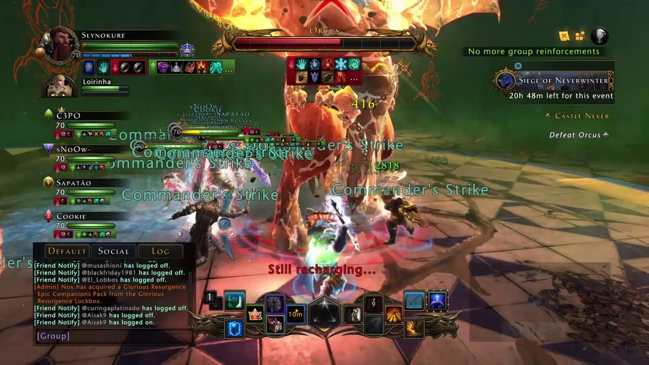 Neverwinter Castle Never (Orcus Fight) GF Mod 10 Ps4