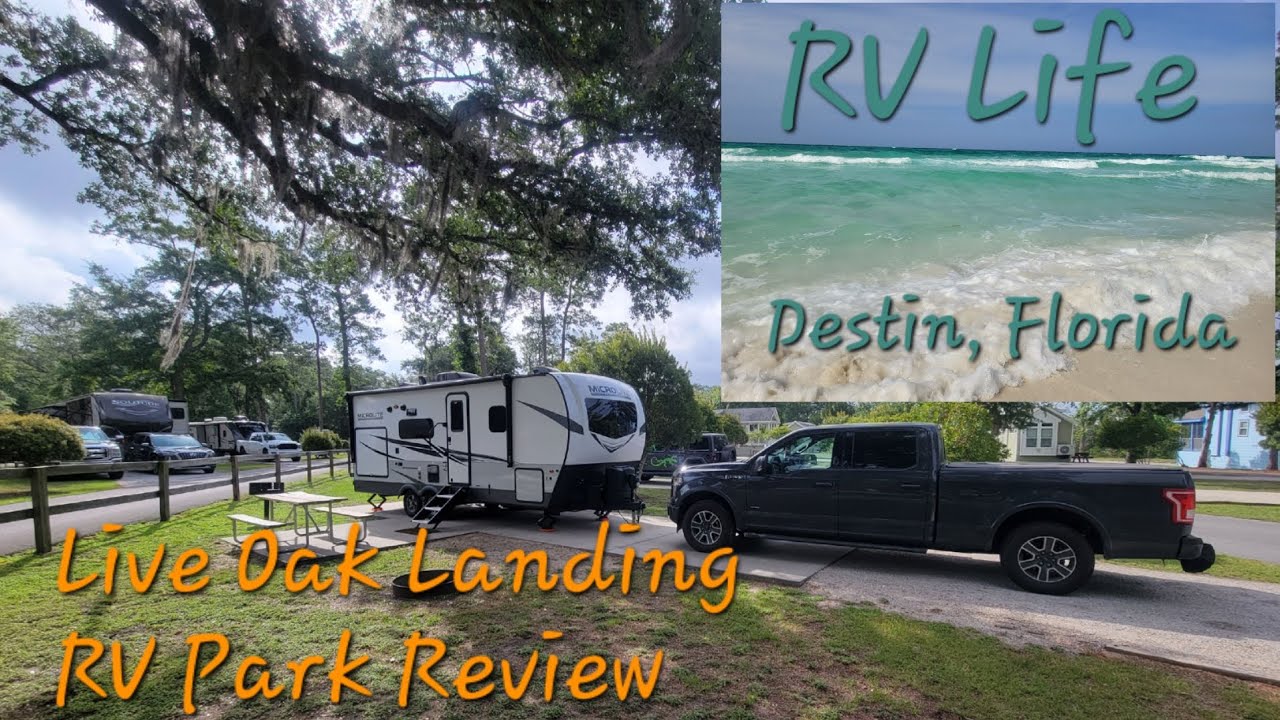 RV Life Destin, Florida RV Park Review Live Oak Landing Metal