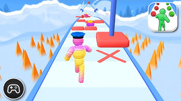 Rope Man Run - Gameplay Walkthrough Part 76 - Puzzle Game Levels To Play (iOS, Android)