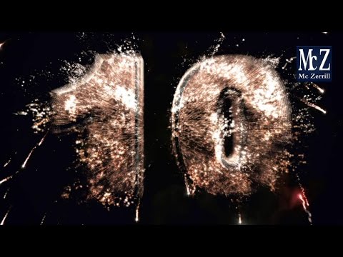 🎆10 Seconds Timer  3D Countdown – Epic Fireworks Explosion | New Year & Event Intro