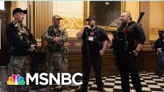Armed Protestors Try To Storm Michigan Capitol Over Virus Restrictions | MSNBC
