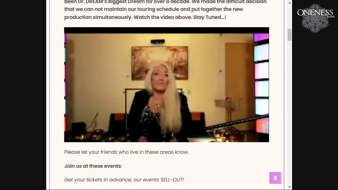 Dr. Dream & Stephanie Ascension Energetics Final Events for Winter & Spring 2025