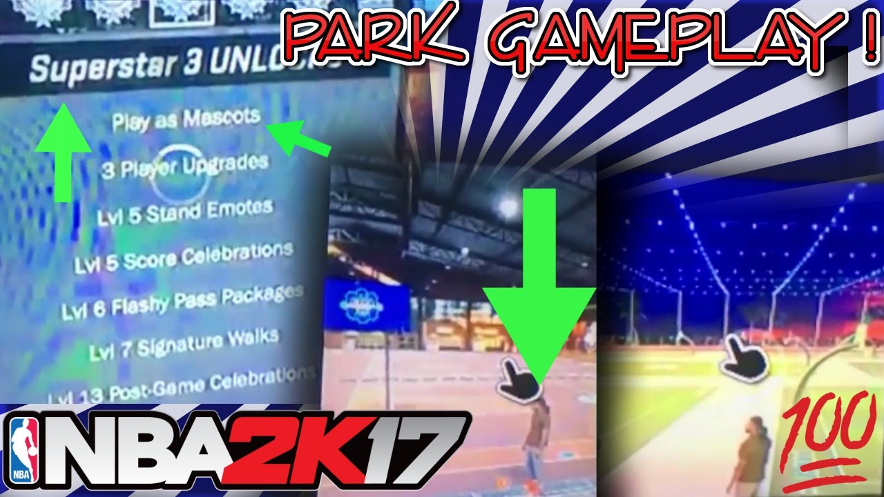 NBA 2K17 All Parks + Rep System / Pro-Am And More Park Gameplay !