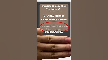 the right way to finger your copy | #copywritingtips #copywriting #copy