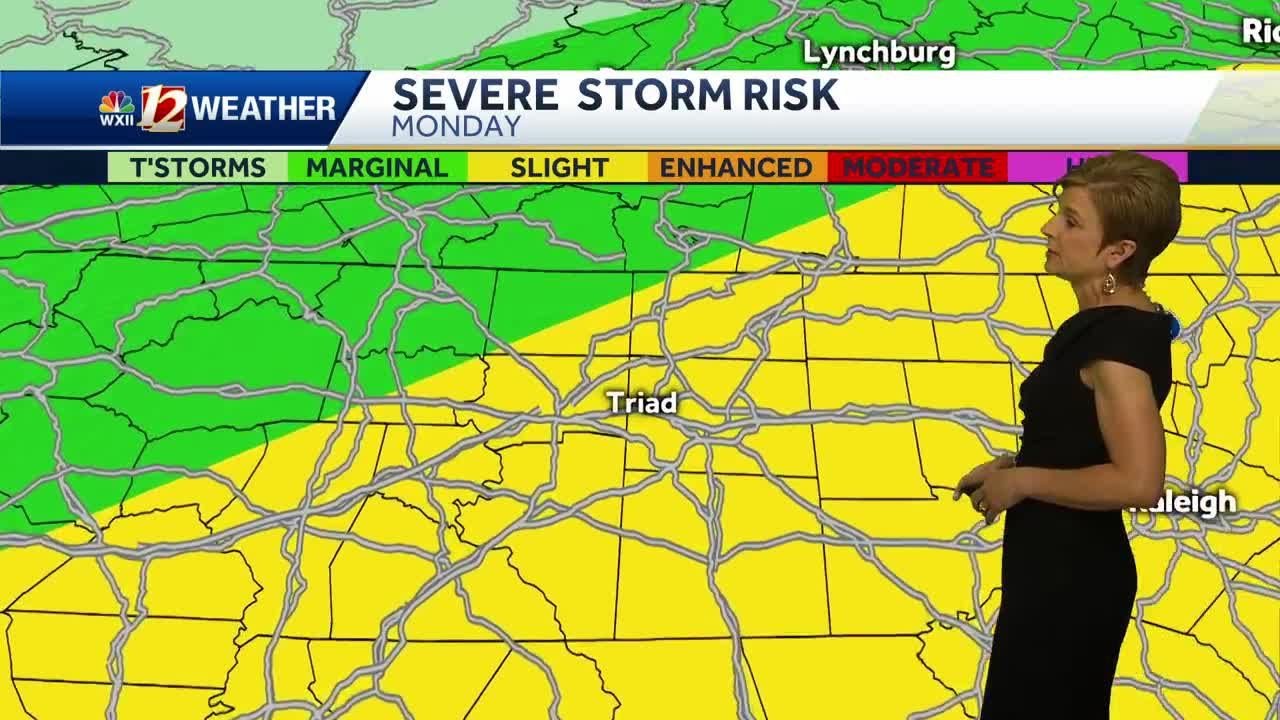 WATCH: Risk of strong to severe storms Monday - YouTube