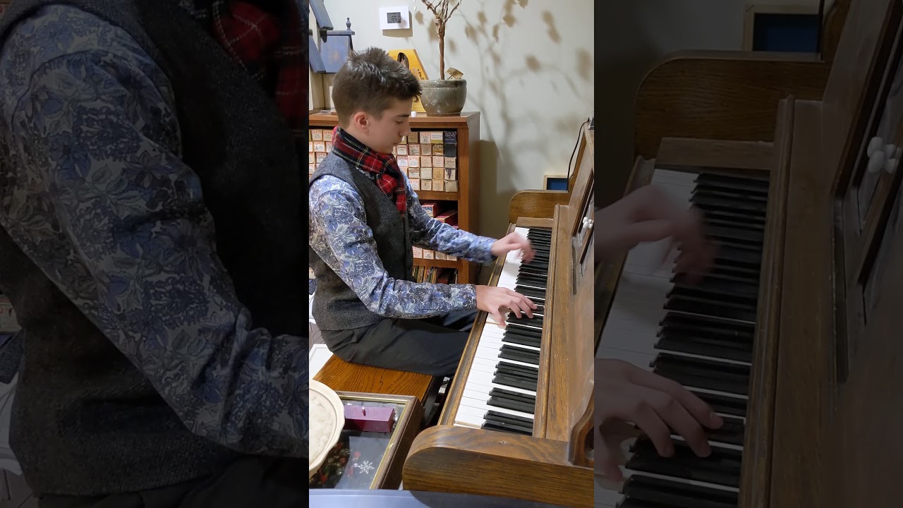 Ian Learning Maple Leaf Rag