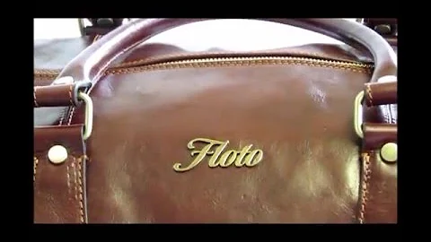 Floto Collection Duffle Bag in Vecchio Brown Italian Calfskin Leather